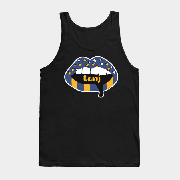 TCNJ Lips Tank Top by NFDesigns